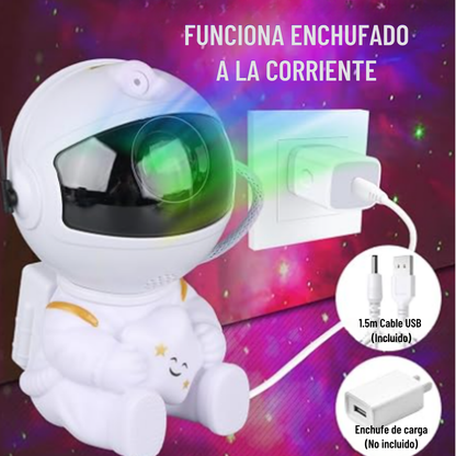 Proyector Astronauta 360° con Control Remoto