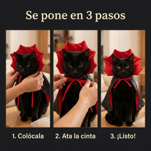 Dracucats – Capa de Vampiro para Gatos
