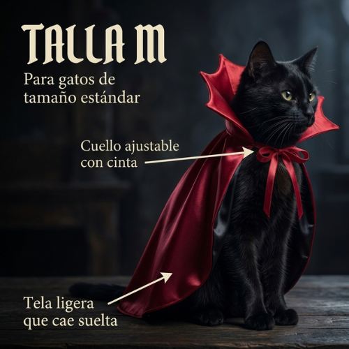 Dracucats – Capa de Vampiro para Gatos