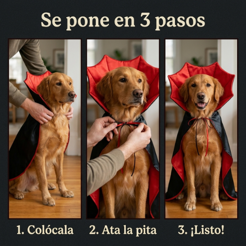 Dracudogs – Capa de Vampiro para Perros
