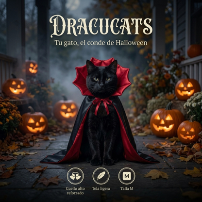 Dracucats – Capa de Vampiro para Gatos